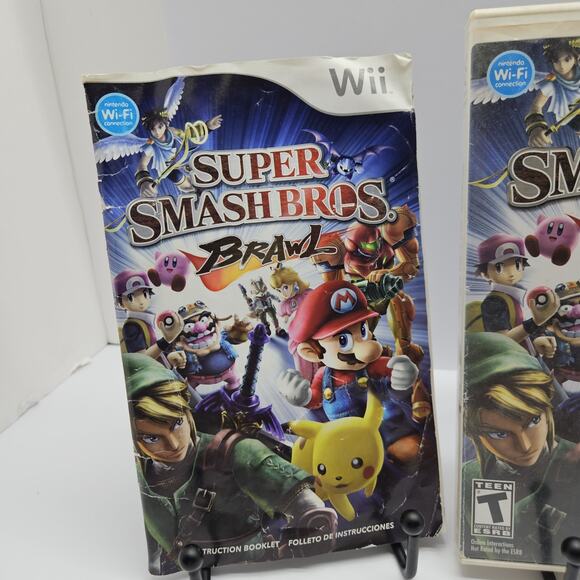 Super Smash Bros Brawl Nintendo Wii - CIB Tested - Picture 2 of 6